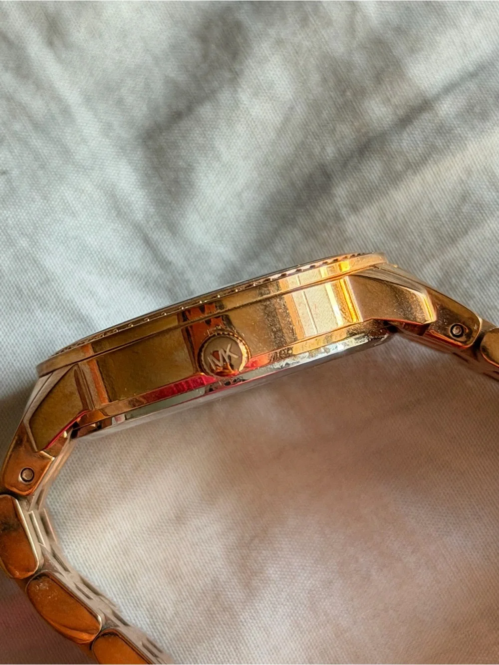 Michael Kors Rose Gold Crystal Dial Bracelet Watch